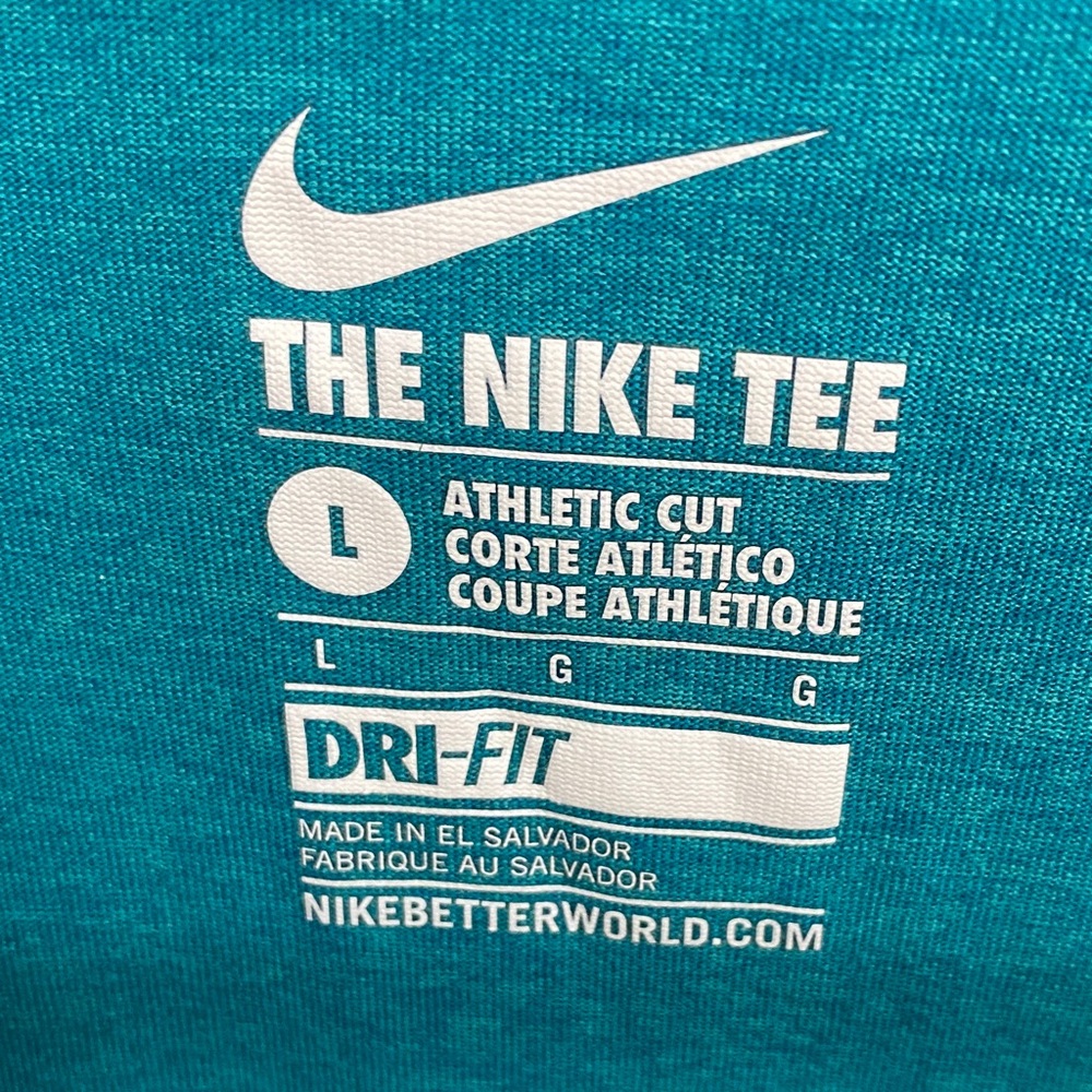 3/$20 Nike Women's Short Sleeve Teal Tee - Picture 2 of 4